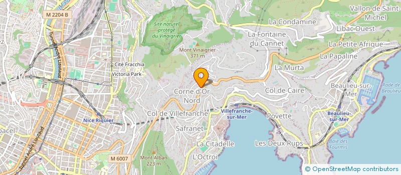 localisation de l'entreprise SCI ALBE à VILLEFRANCHE-SUR-MER