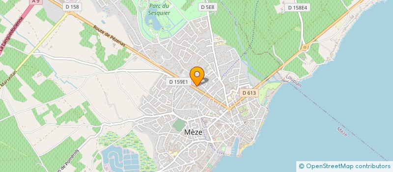 localisation de l'entreprise SCI ALBECO à MEZE