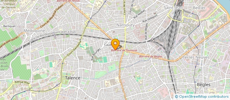 localisation de l'entreprise SCI ALBEN  TALENCE