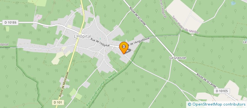 localisation de l'entreprise SCI ALBERIC  GRAYAN-ET-L'HOPITAL