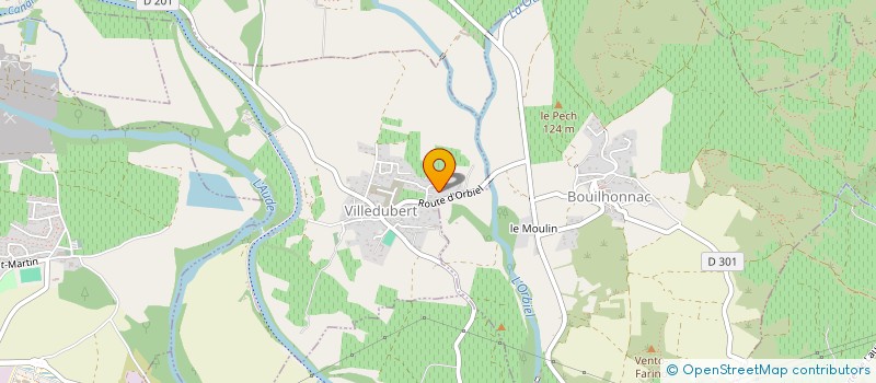 localisation de l'entreprise SCI ALBERO  LAURE-MINERVOIS