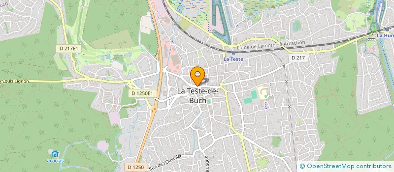 localisation de l'entreprise SCI ALBERPHI  LA TESTE-DE-BUCH