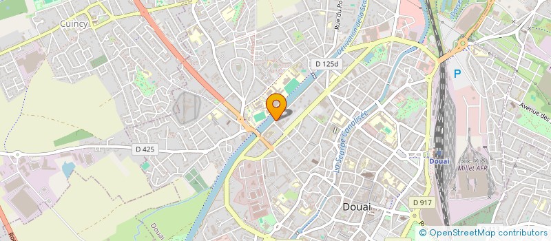 localisation de l'entreprise SCI ALBERT 1ER à DOUAI