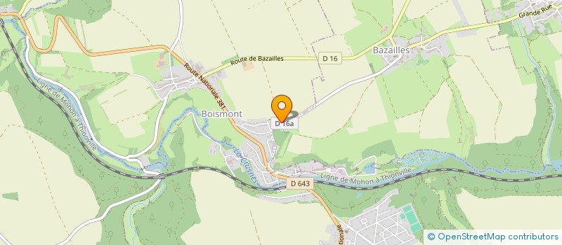 localisation de l'entreprise SCI ALBERT 1ER  BOISMONT