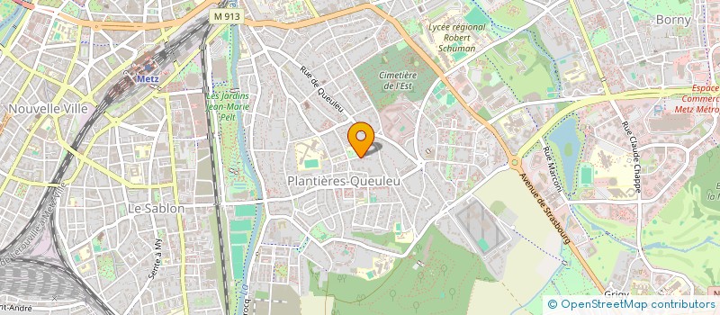 localisation de l'entreprise SCI ALBERT 25  METZ