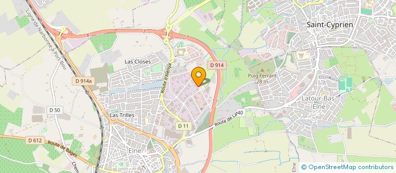localisation de l'entreprise SCI ALBERT  ELNE