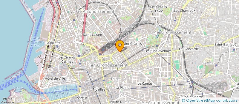 localisation de l'entreprise SCI ALBERT à MARSEILLE