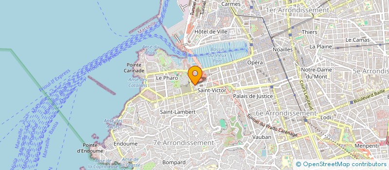 localisation de l'entreprise SCI ALBERT à MARSEILLE