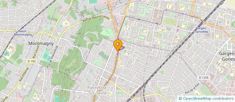 localisation de l'entreprise SCI ALBERT à PIERREFITTE-SUR-SEINE