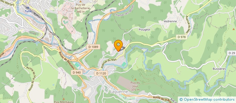 localisation de l'entreprise SCI ALBERT  CHANAC-LES-MINES