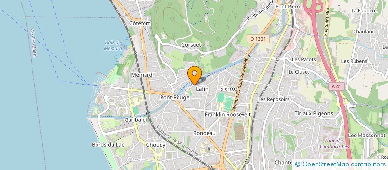 localisation de l'entreprise SCI ALBERT  AIX-LES-BAINS