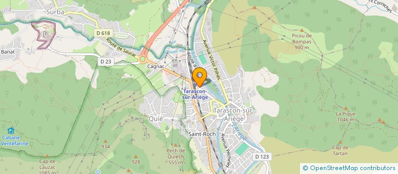 localisation de l'entreprise SCI ALBERT CAMBIE à TARASCON-SUR-ARIEGE