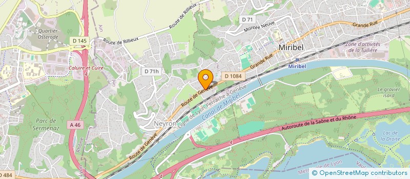 localisation de l'entreprise SCI ALBERT CAMUS  NEYRON