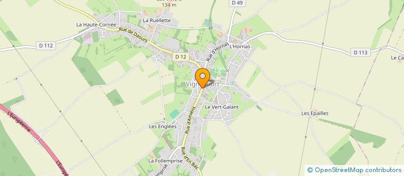 localisation de l'entreprise SCI ALBERT CARETTE  VIGNACOURT