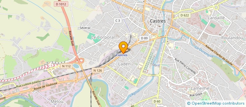 localisation de l'entreprise SCI ALBERT IER  CASTRES