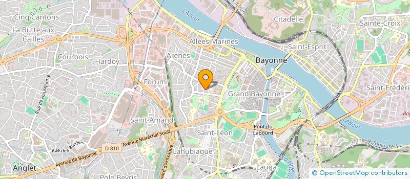 localisation de l'entreprise SCI ALBERT IER à BAYONNE