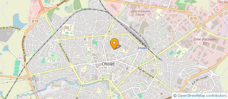 localisation de l'entreprise SCI ALBERT IMMO  CHOLET