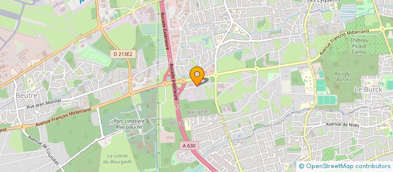 localisation de l'entreprise SCI ALBERT KH  MERIGNAC