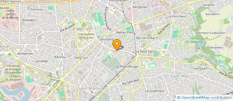 localisation de l'entreprise SCI ALBERT LOUPPE  BREST