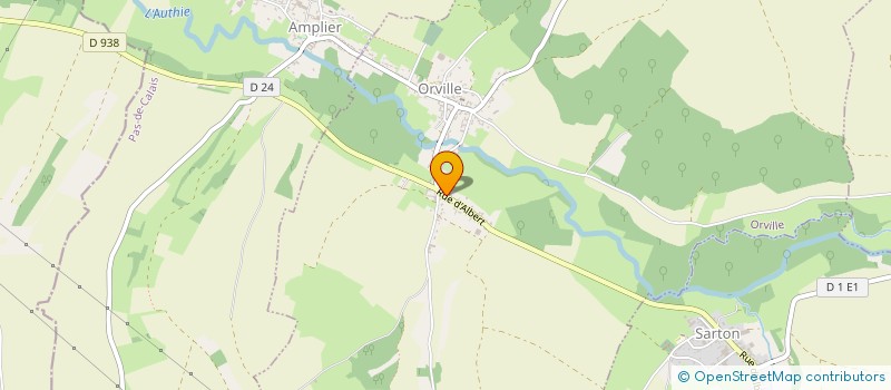 localisation de l'entreprise SCI ALBERT NELLY  HENENCOURT