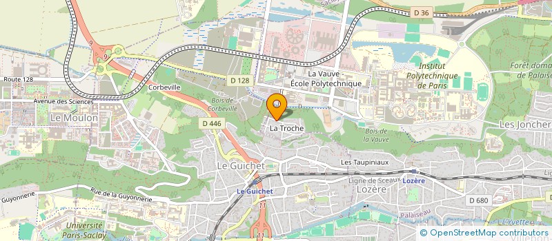 localisation de l'entreprise SCI ALBERT PREMIER à PALAISEAU