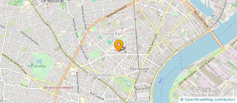 localisation de l'entreprise SCI ALBERT-VEZEZ  BORDEAUX