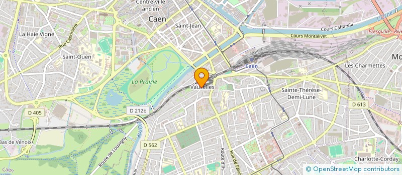 localisation de l'entreprise SCI ALBERTE à CAEN