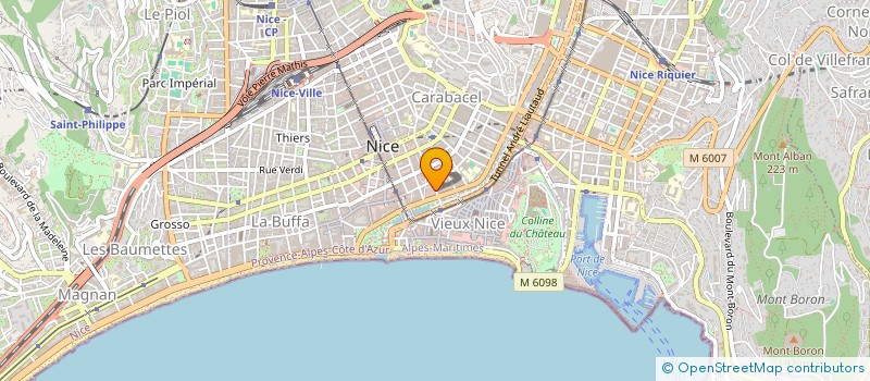 localisation de l'entreprise SCI ALBERTI à NICE