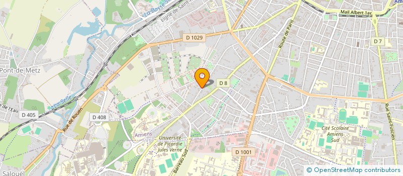 localisation de l'entreprise SCI ALBERTINE  AMIENS