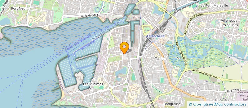 localisation de l'entreprise SCI ALBERTINE  LA ROCHELLE