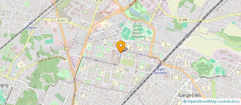 localisation de l'entreprise SCI ALBERTO à SARCELLES