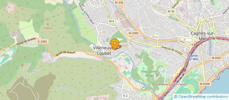 localisation de l'entreprise SCI ALBERTO à VILLENEUVE-LOUBET