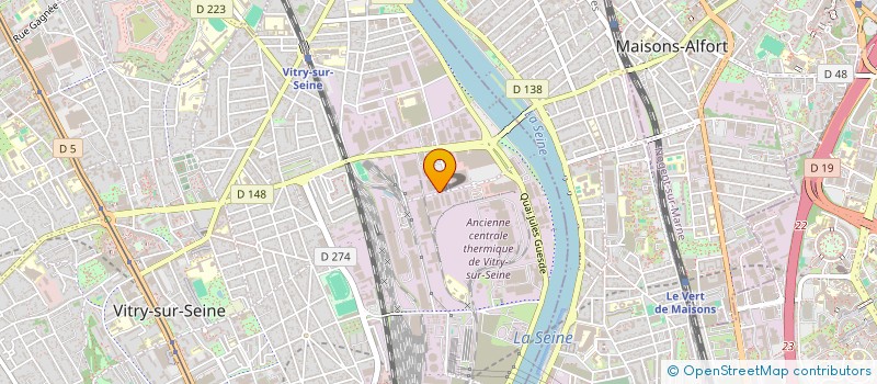 localisation de l'entreprise SCI ALBERTVILLE  VITRY-SUR-SEINE