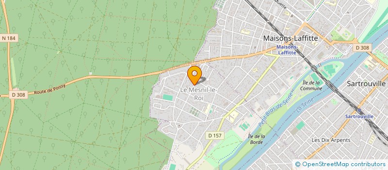 localisation de l'entreprise SCI ALBERTYNE  LE MESNIL-LE-ROI