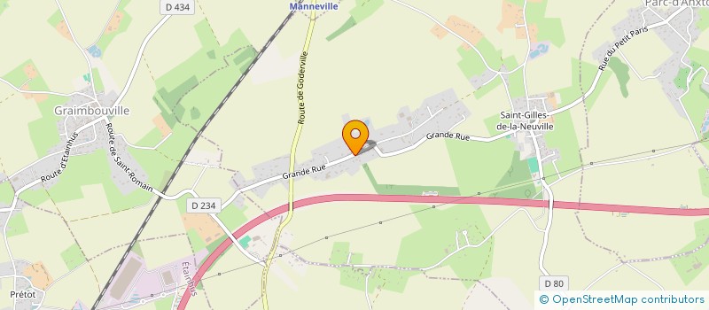 localisation de l'entreprise SCI ALBHOE  SAINT-GILLES-DE-LA-NEUVILLE