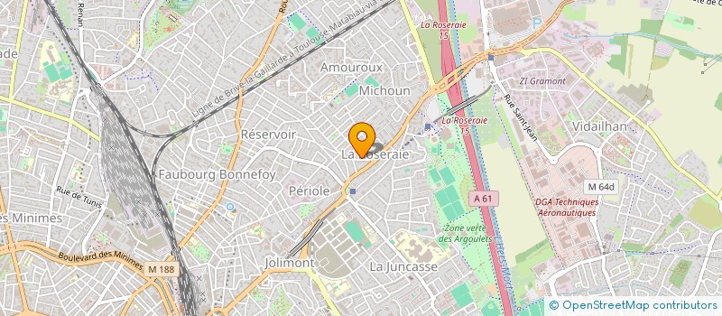 localisation de l'entreprise SCI ALBI LAPEYROUSE à TOULOUSE