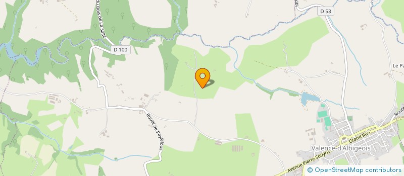 localisation de l'entreprise SCI ALBI PELISSIER  VALENCE-D'ALBIGEOIS