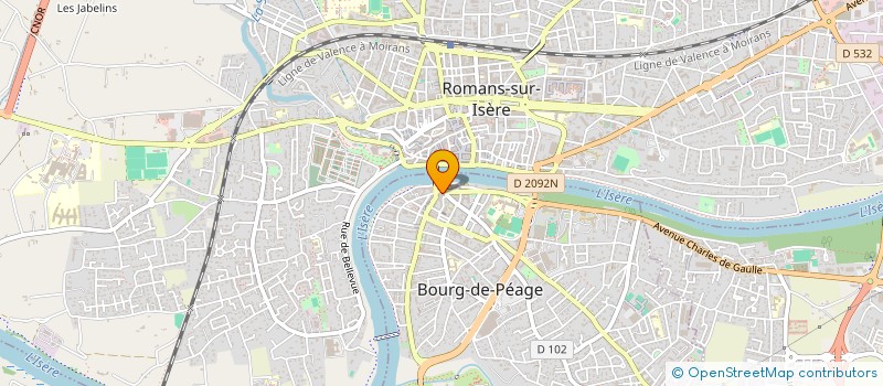 localisation de l'entreprise SCI ALBIANE  BOURG-DE-PEAGE