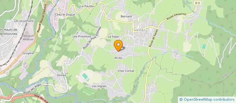 localisation de l'entreprise SCI ALBIGNAC  VILLAZ