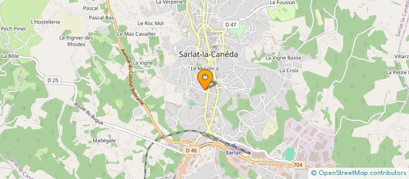 localisation de l'entreprise SCI ALBIMAX à SARLAT-LA-CANEDA