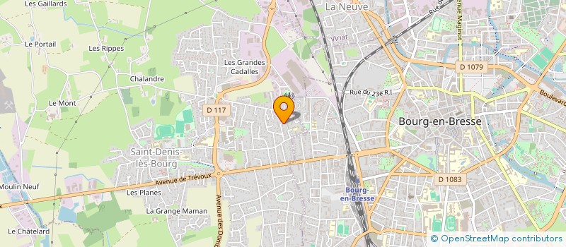 localisation de l'entreprise SCI ALBION à SAINT-DENIS-LES-BOURG