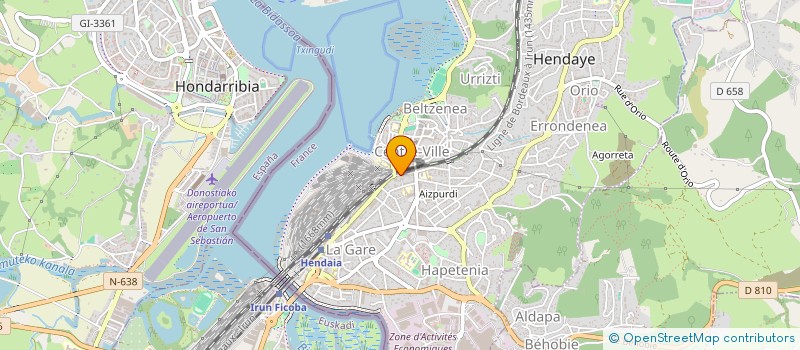 localisation de l'entreprise SCI ALBIS  HENDAYE