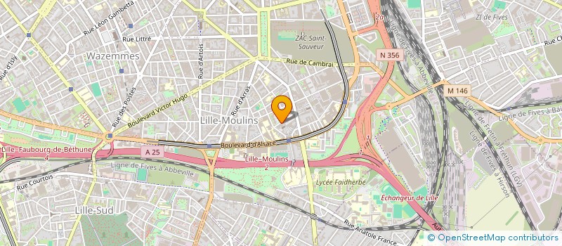 localisation de l'entreprise SCI ALBITZ à LILLE