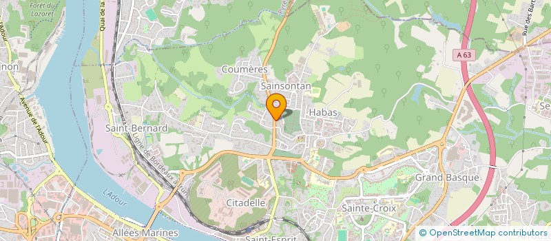 localisation de l'entreprise SCI ALBIZIA à BAYONNE