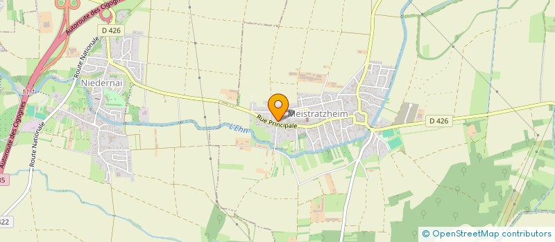 localisation de l'entreprise SCI ALBIZIA  MEISTRATZHEIM