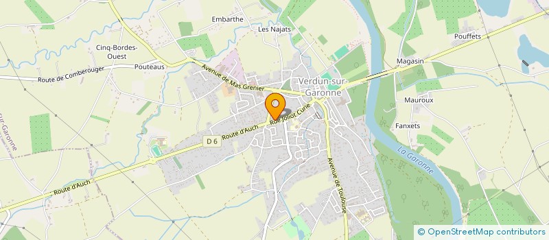 localisation de l'entreprise SCI ALBIZIA  VERDUN-SUR-GARONNE