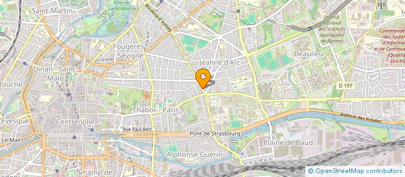 localisation de l'entreprise SCI ALBLR à RENNES