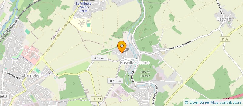 localisation de l'entreprise SCI ALBM ORTHOPTIE à GASVILLE-OISEME