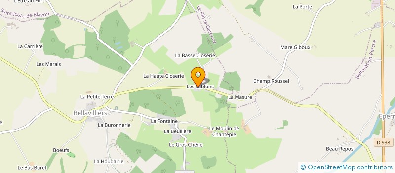 localisation de l'entreprise SCI ALBO à BELFORET-EN-PERCHE
