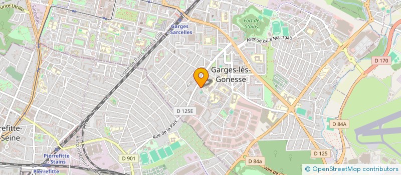 localisation de l'entreprise SCI ALBORA à GARGES-LES-GONESSE